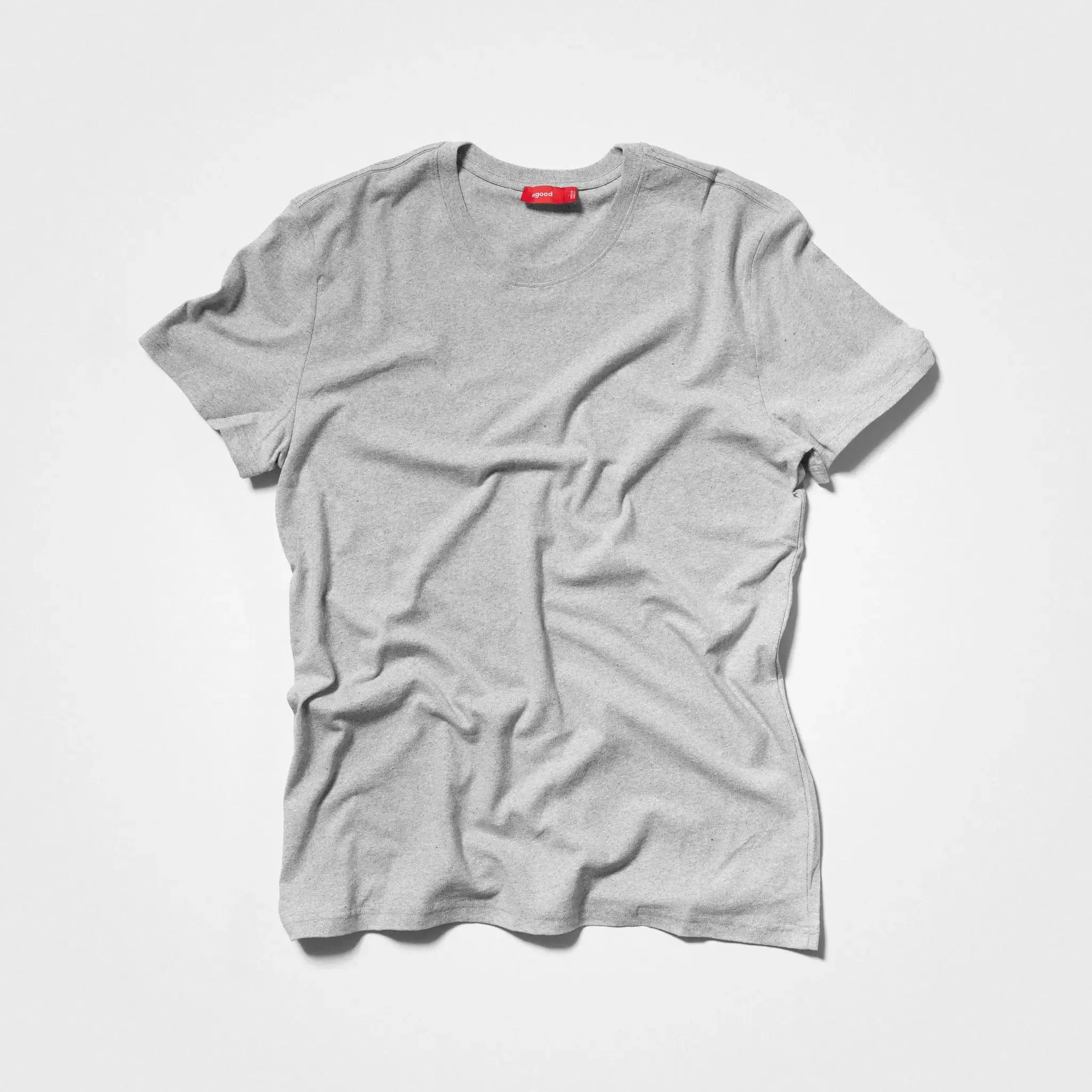 3 Pack | Men’s T-Shirts, Recycled Cotton, Heather Grey