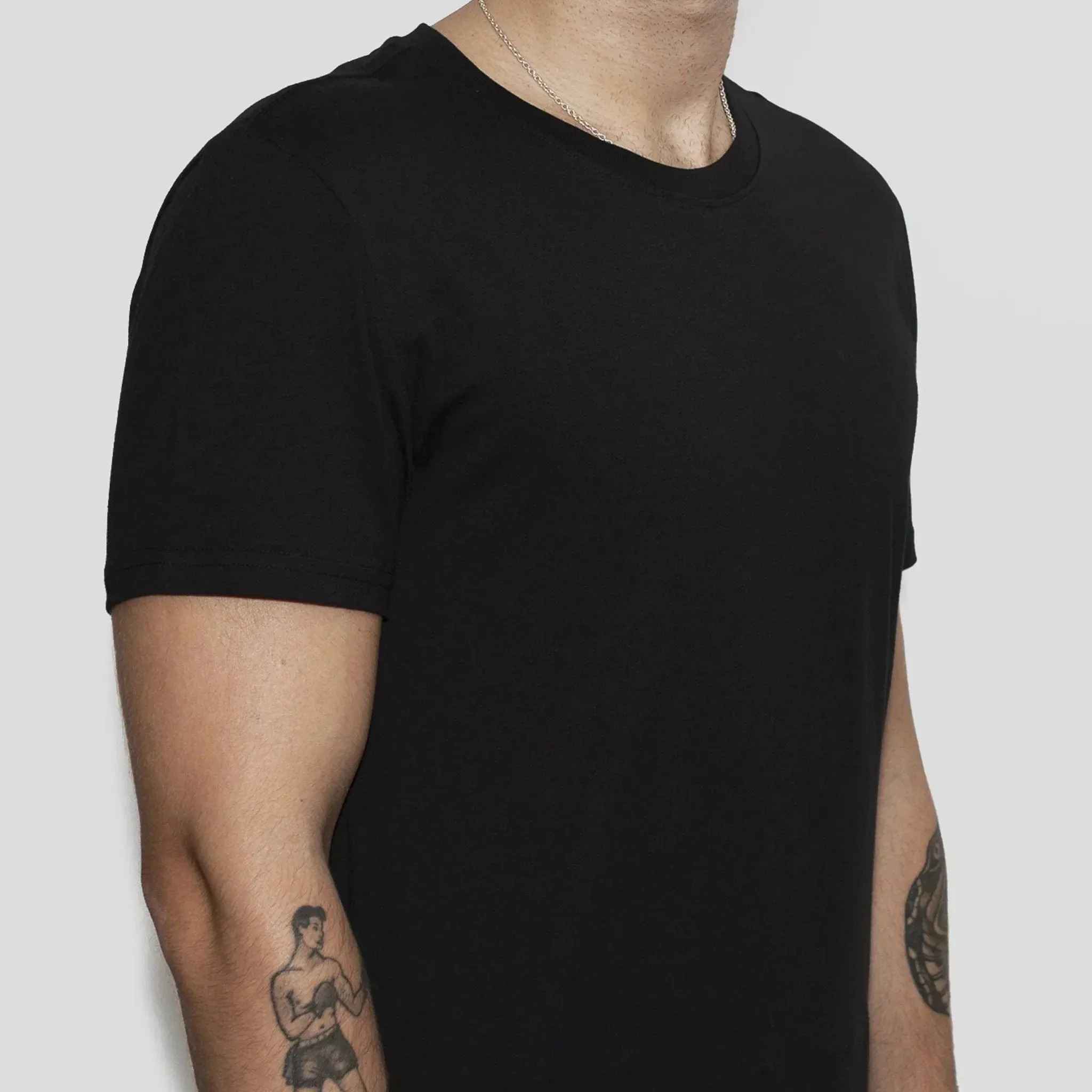 5 Pack | Men’s T-Shirts, Recycled Cotton, Black