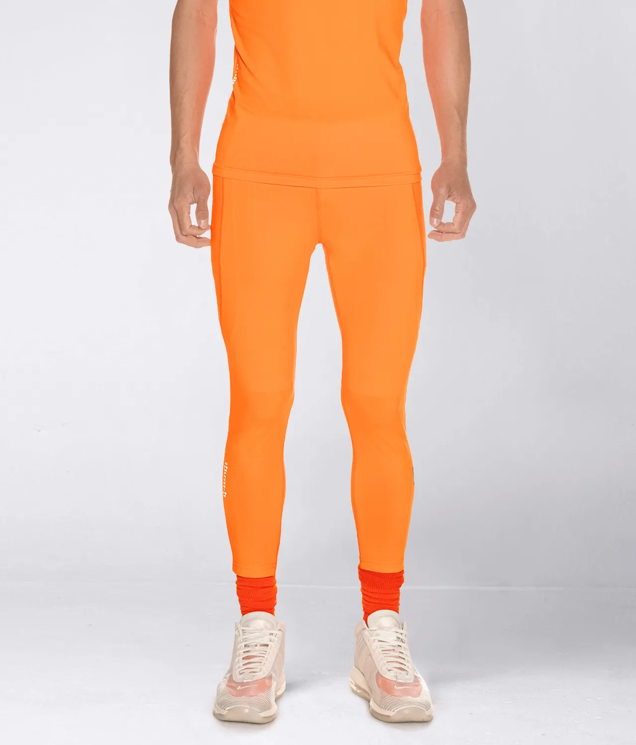 9500 . Compression Regular-Fit Pants - Orange