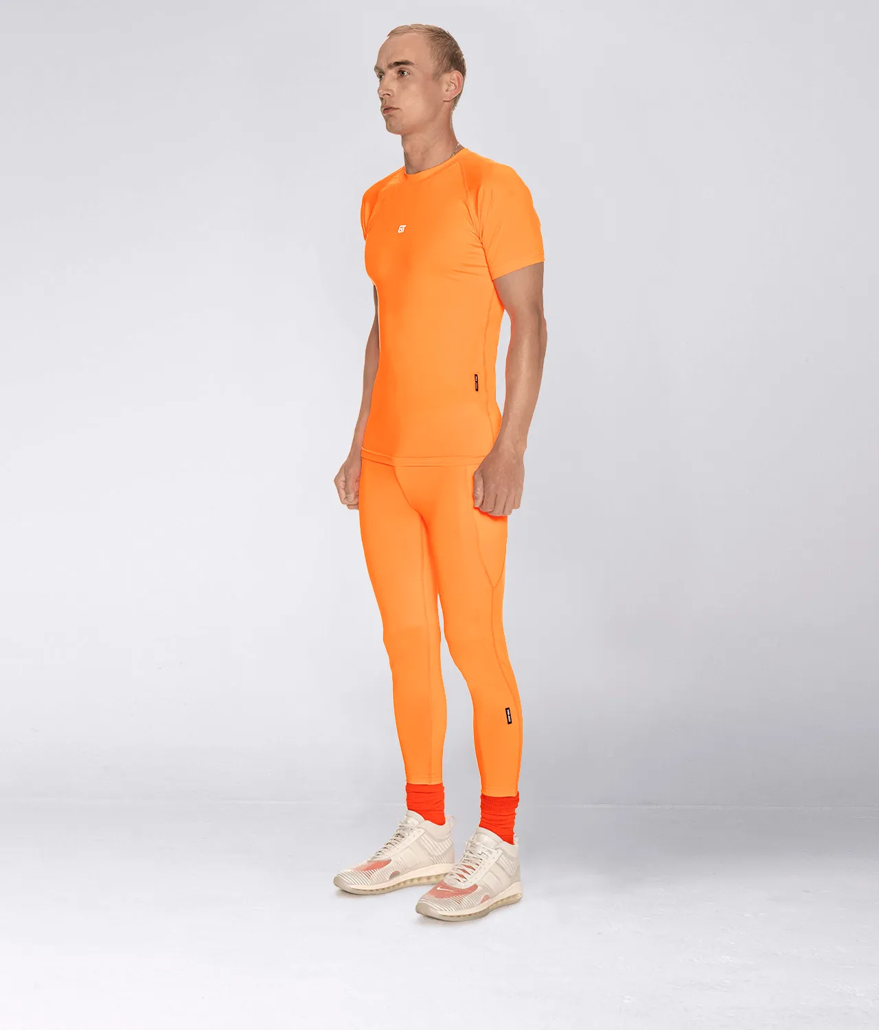 9500 . Compression Regular-Fit Pants - Orange