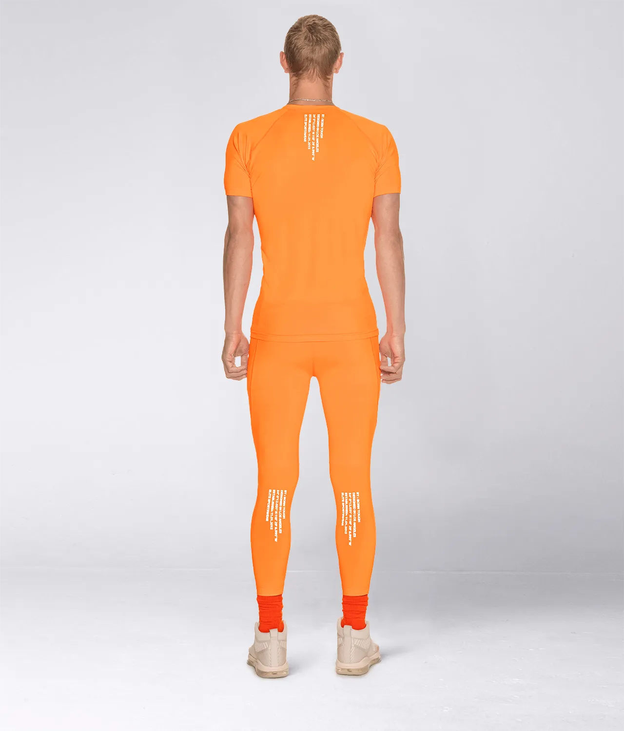 9500 . Compression Regular-Fit Pants - Orange