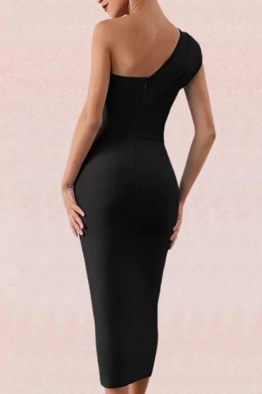 Ally Bodycon Midi Dress - Classic Black