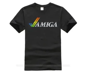 Amiga T Shirt Cotton Tshirt Men Summer Fashion T-Shirt Euro Size