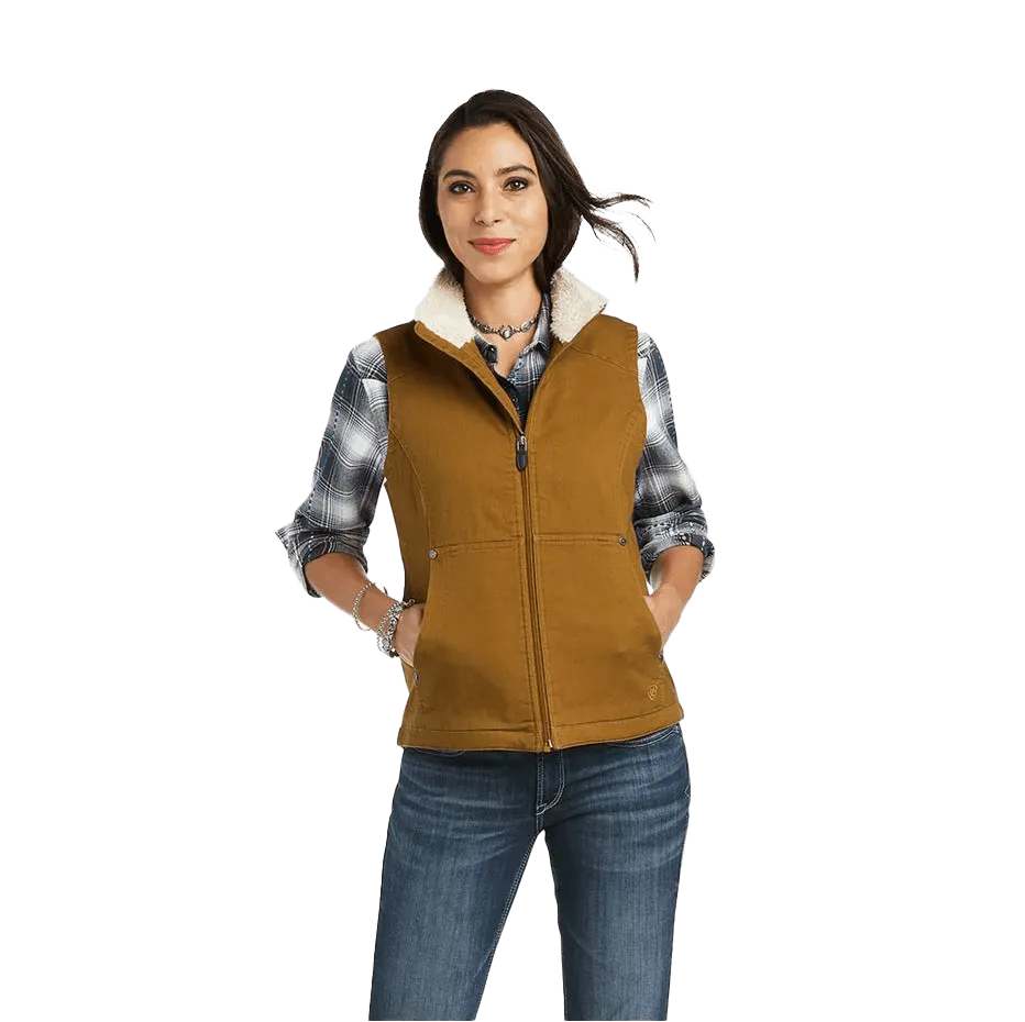 Ariat Women's REAL Outlaw Kelp Forest Full Zip Vest