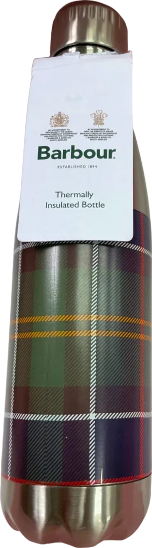 Barbour Classic Tartan Thermally Insulated Water Bottle One Size