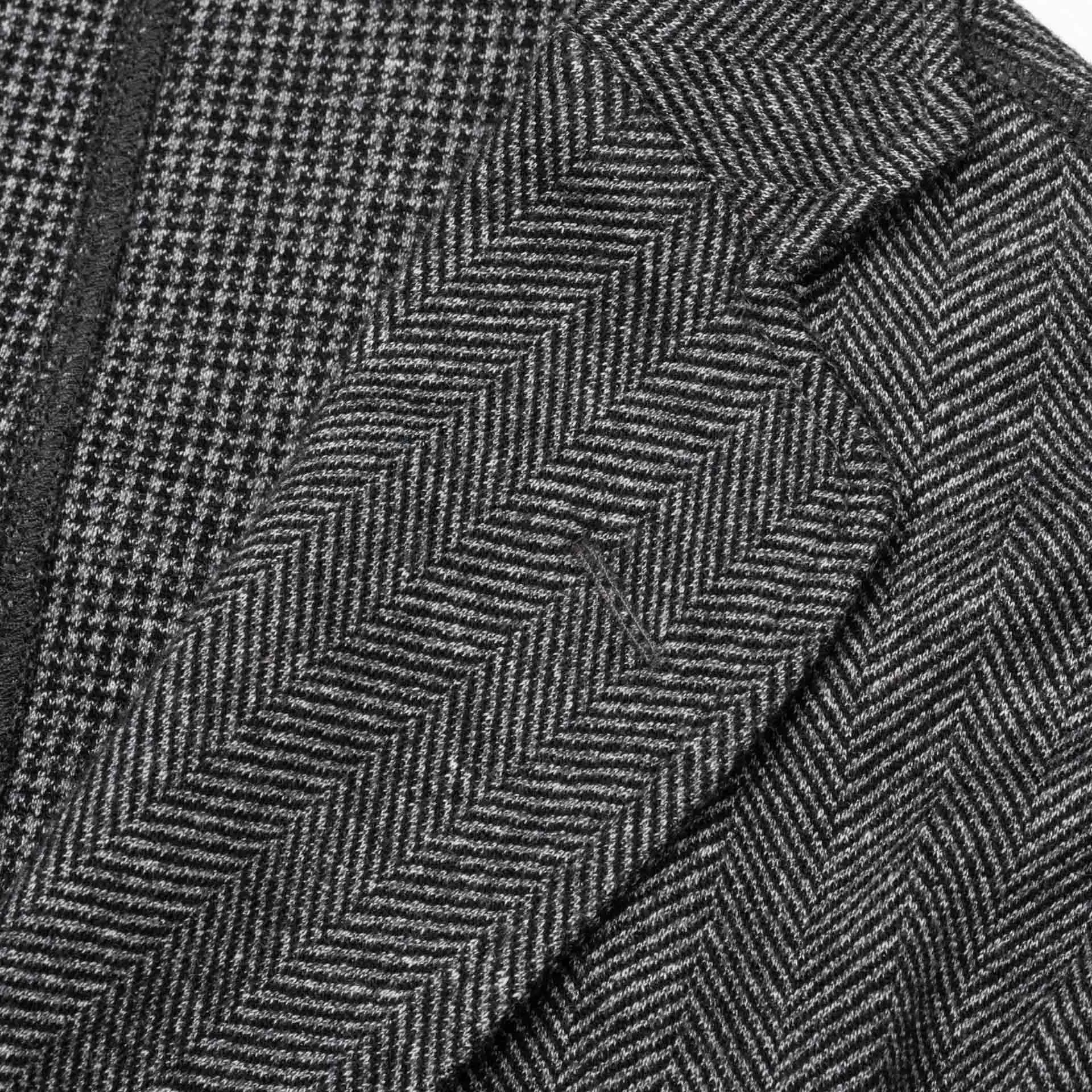 BOGLIOLI Milano "E-Line" Gray Wool-Cotton Unlined Jacket M NEW 40