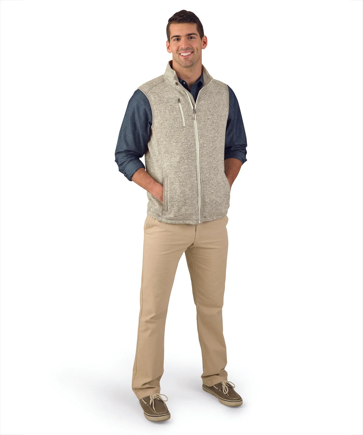 Charles River Men's Pacific Heathered Vest