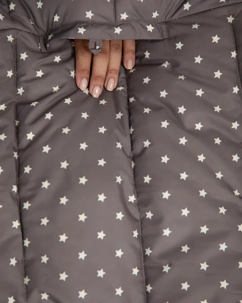 >7 A.M. Enfant Nido - Print Ash Oak Stars - 6-18M