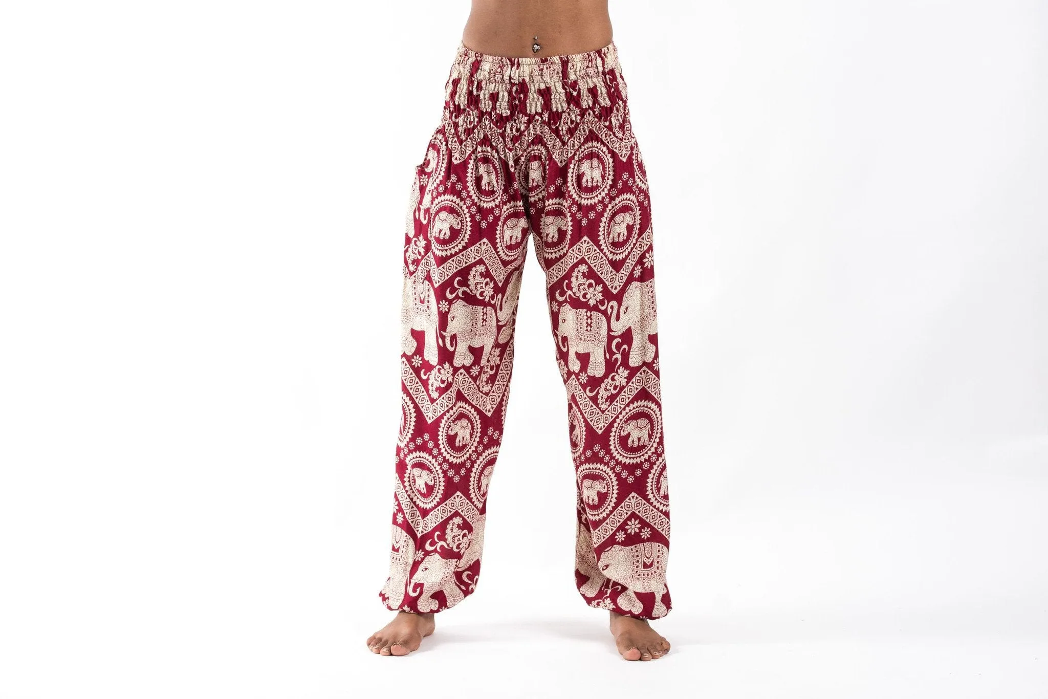 Imperial Elephant Men's Elephant Pants in Red