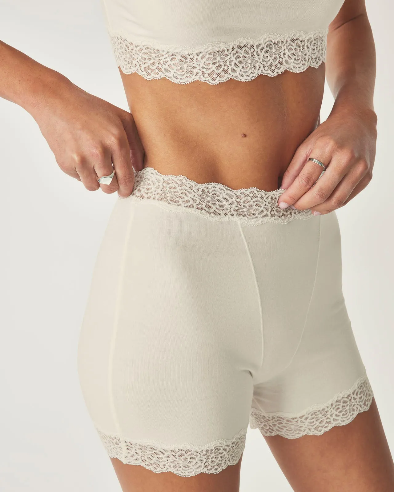 Lacy Cotton Shortie