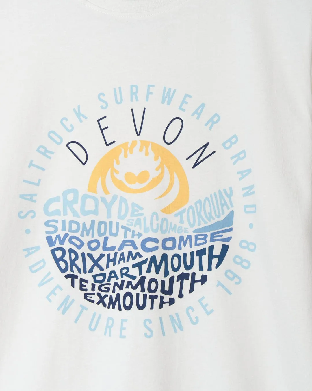 Layers Devon - Mens Short Sleeve T-Shirt - White