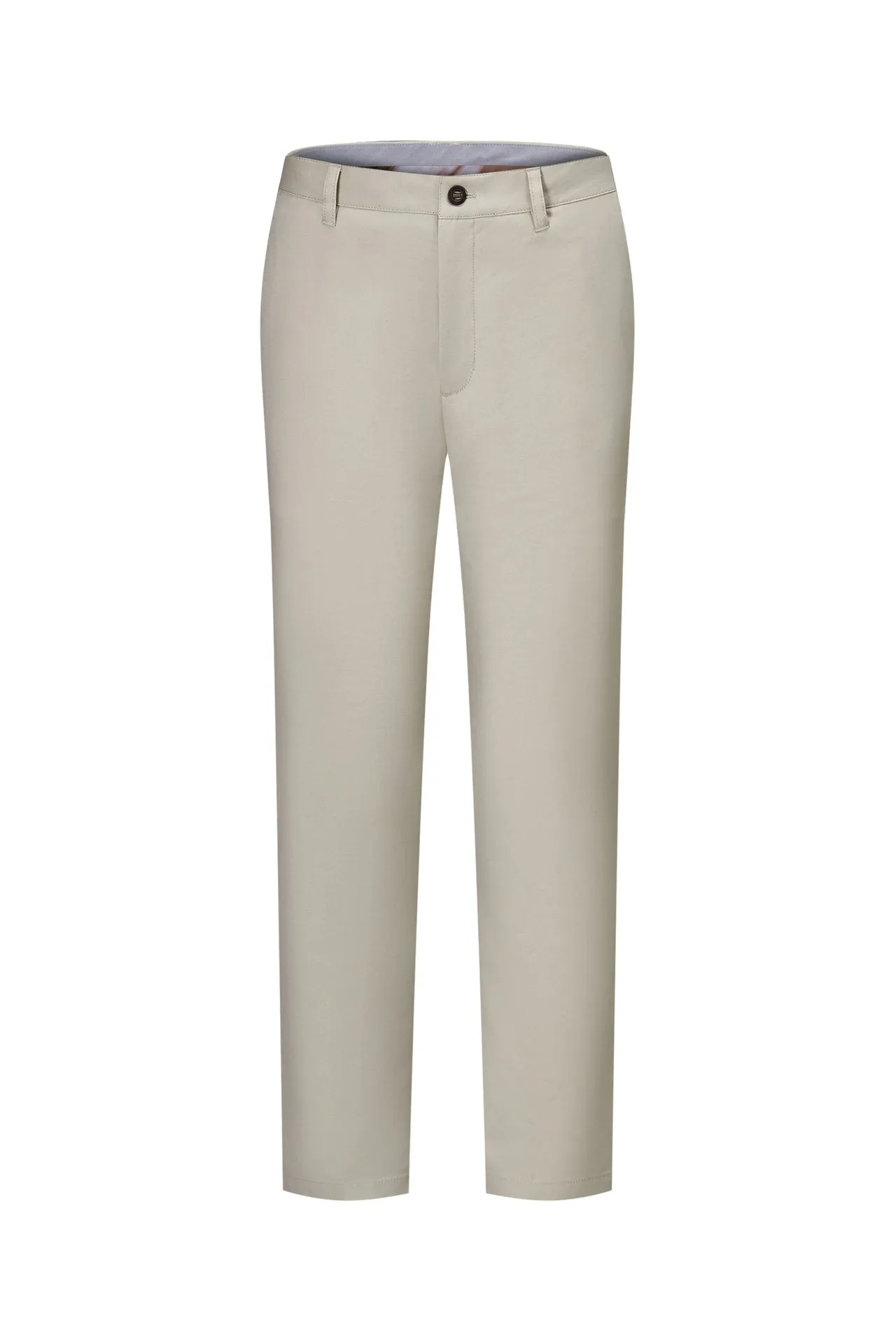 Nylon Cotton Stretch Casual Pants in Regular Fit