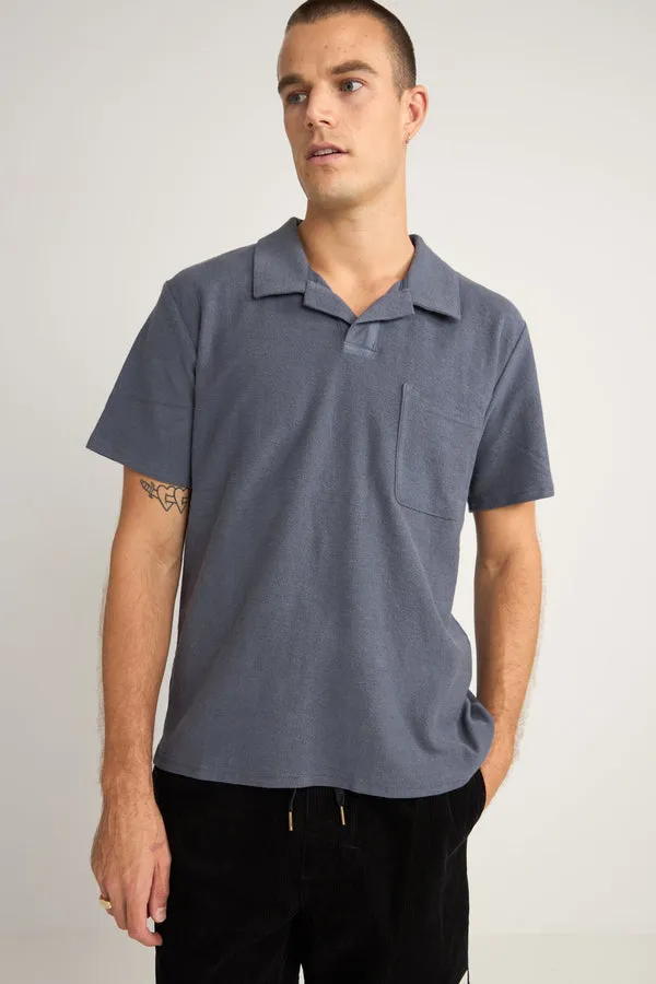 Rhythm Vintage Terry Polo - VINTAGE NAVY