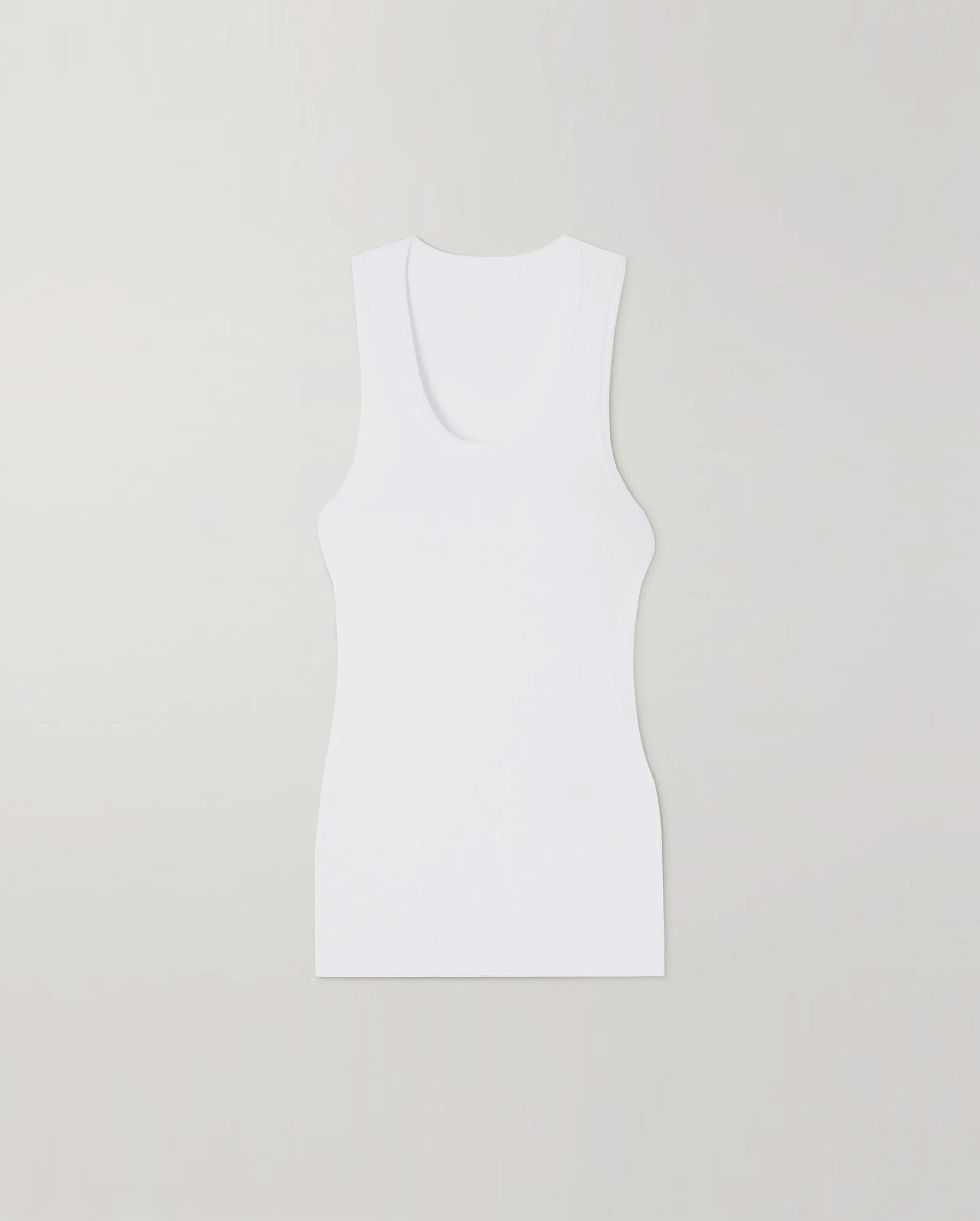 RIBBED TANK / WHITE