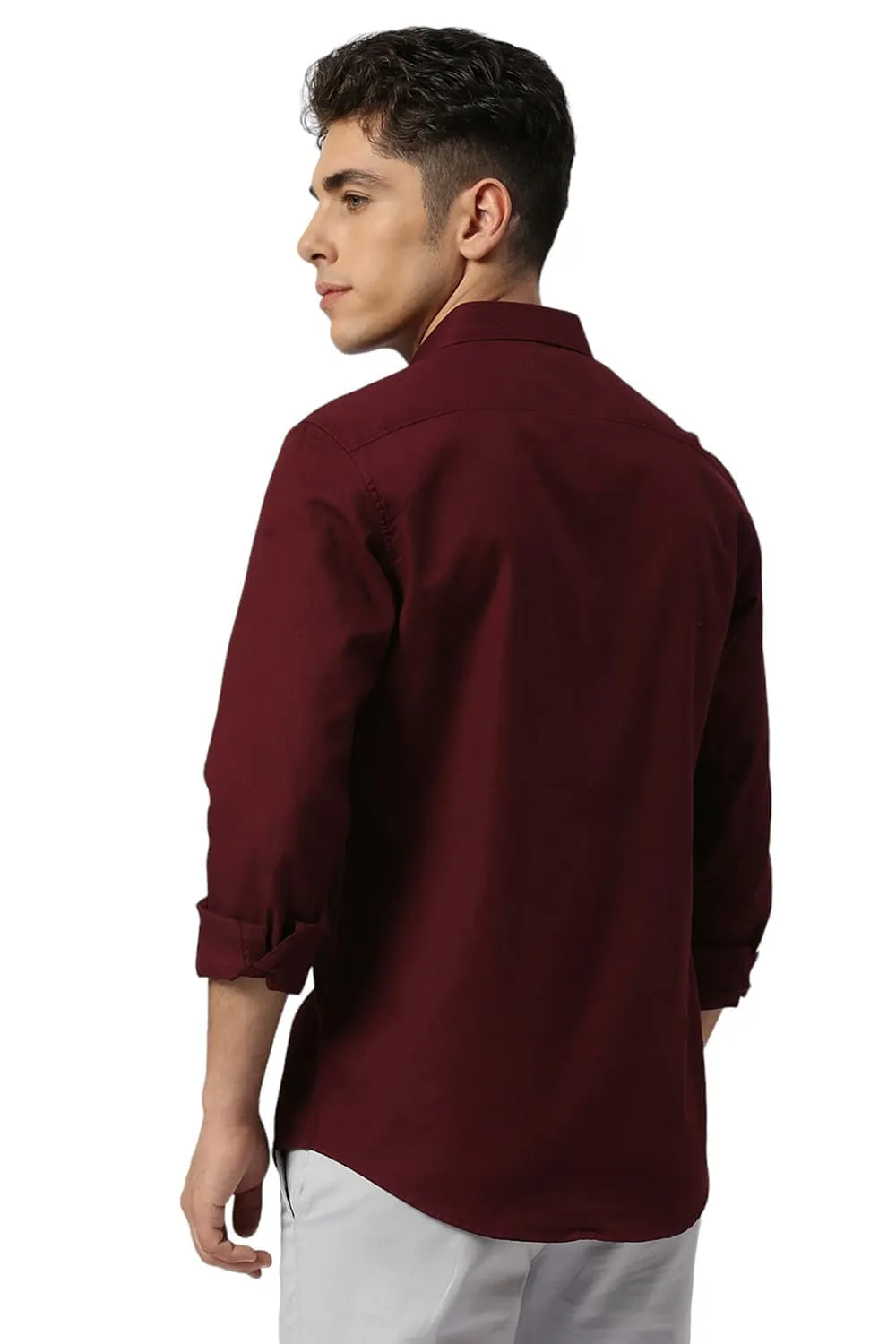 Slim Fit Cotton Crepe Shirts