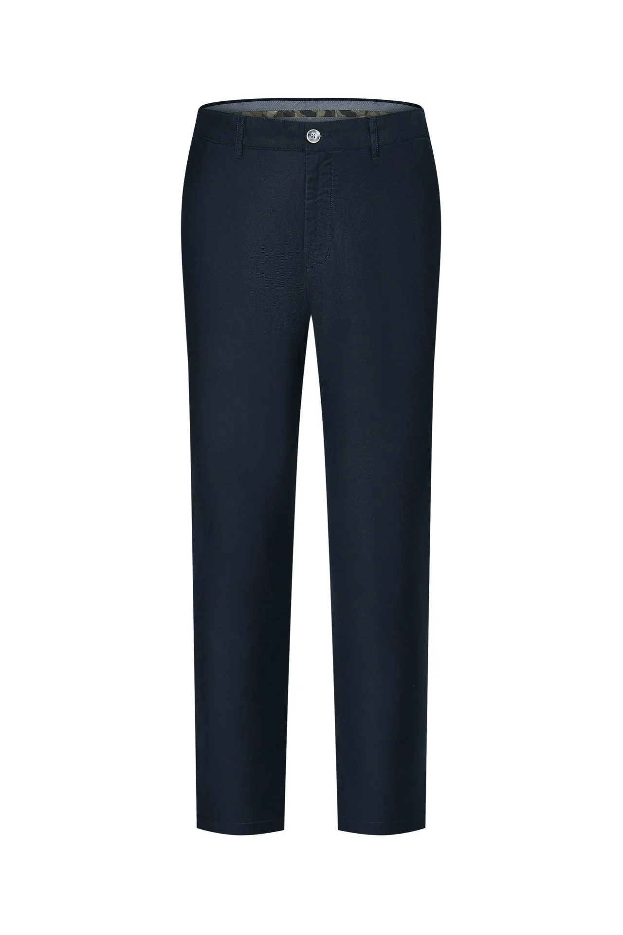 Soft Cotton Rich Stretch Casual Pants in Slim Tapered Fit