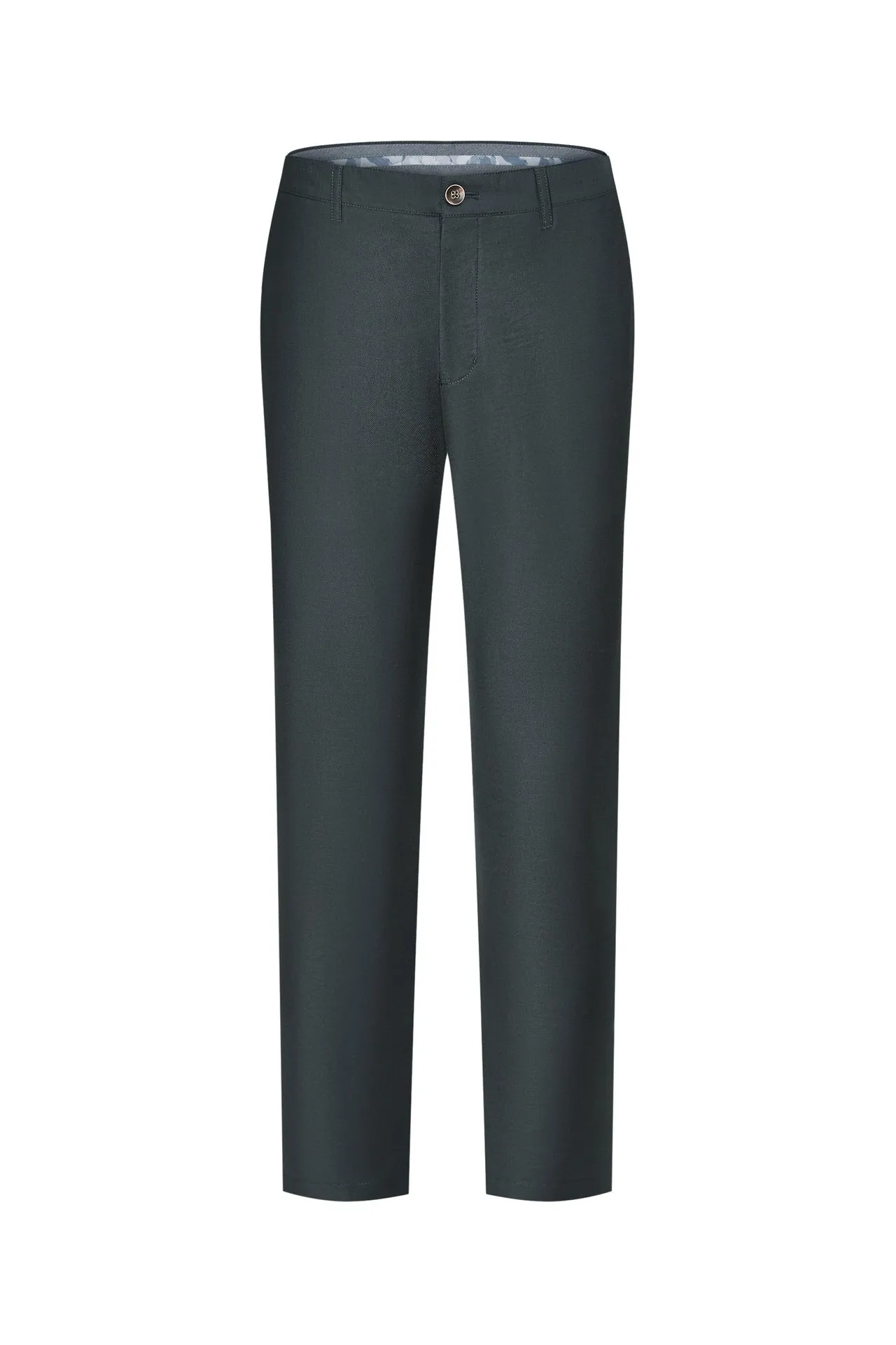 Soft Cotton Rich Stretch Casual Pants in Slim Tapered Fit