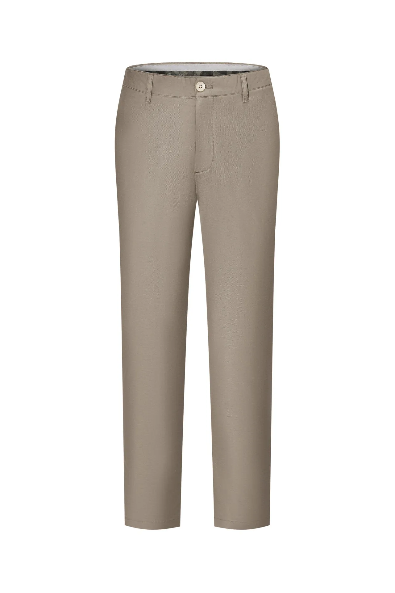 Soft Cotton Rich Stretch Casual Pants in Slim Tapered Fit