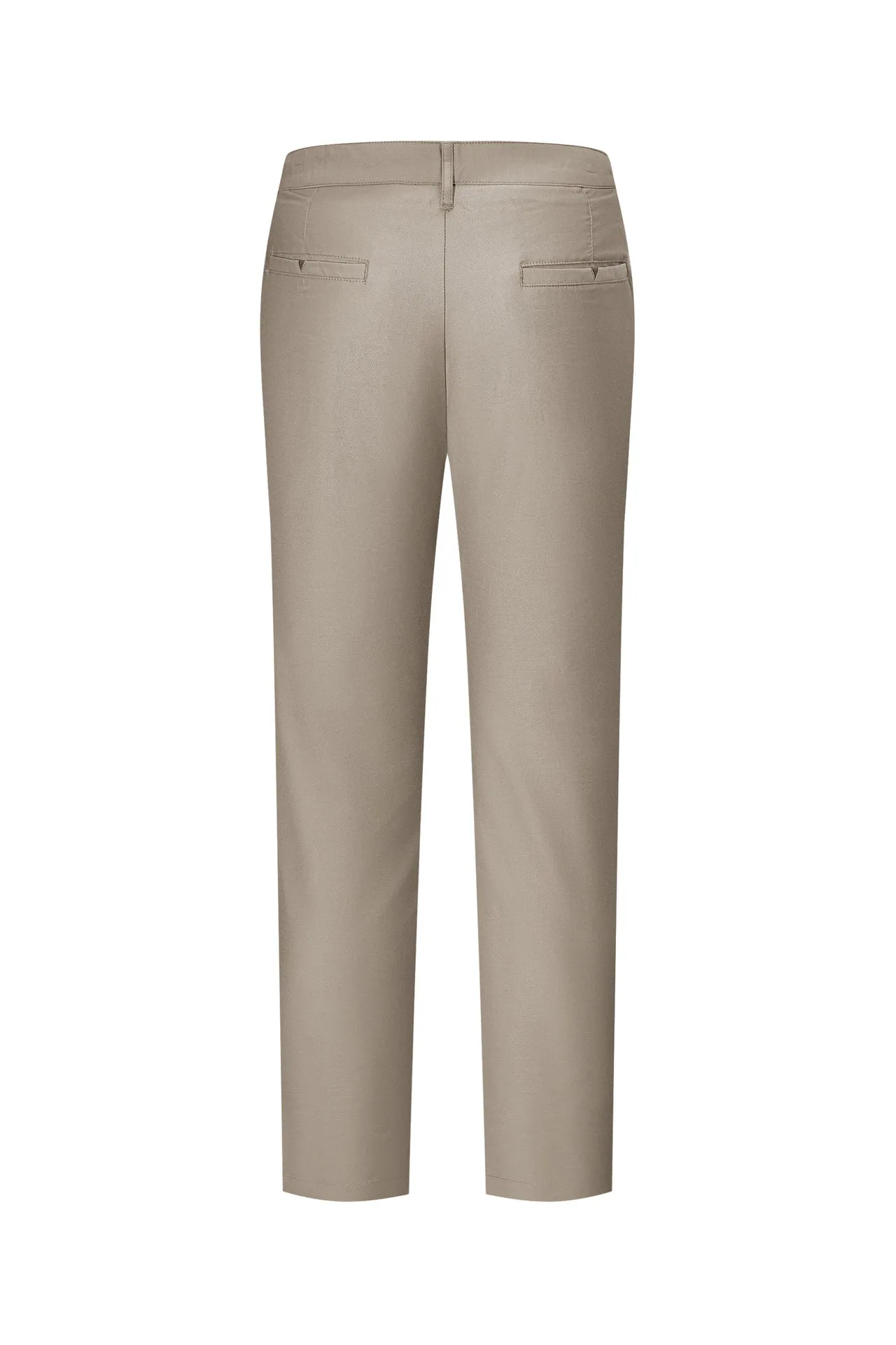 Soft Cotton Rich Stretch Casual Pants in Slim Tapered Fit