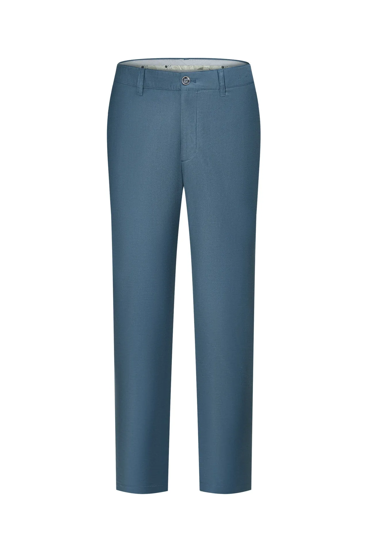 Soft Cotton Rich Stretch Casual Pants in Slim Tapered Fit