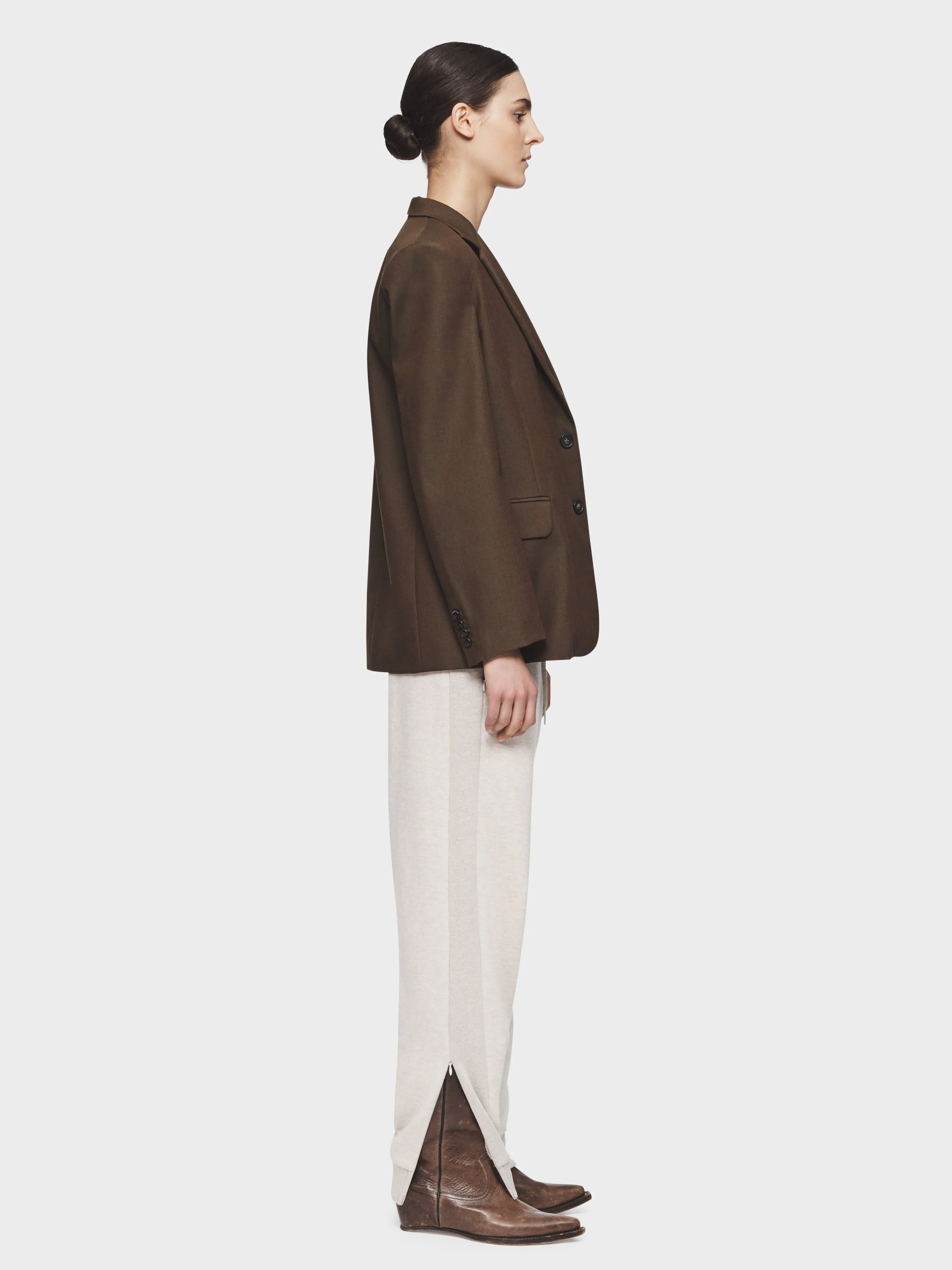 Structured Blazer in Earth