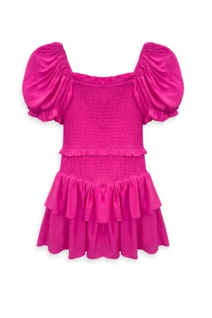 Tween Dresses | Lainey - Shocking Pink | Katie J NYC