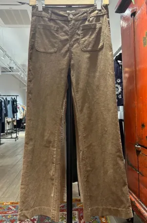 Velours feel camel Pant