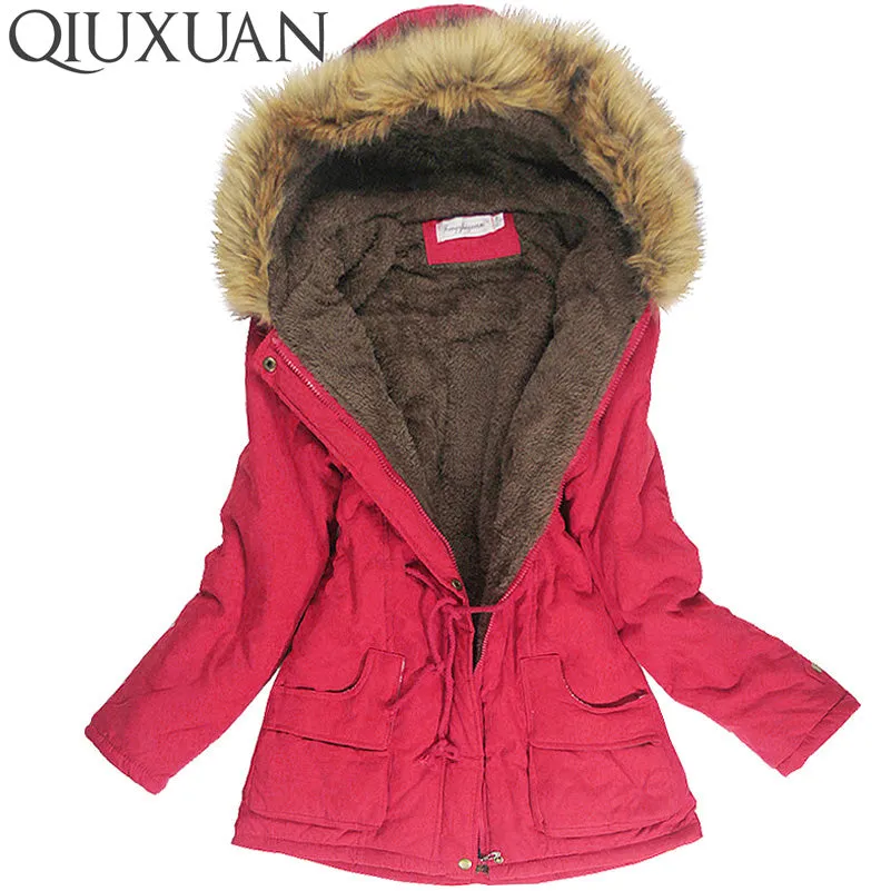 Winter Jacket Women Faux Fur Collar Womens Coats Long Down Parka  Lady Hoodies Parkas Warmer Classical Jackets Size S-XXXL