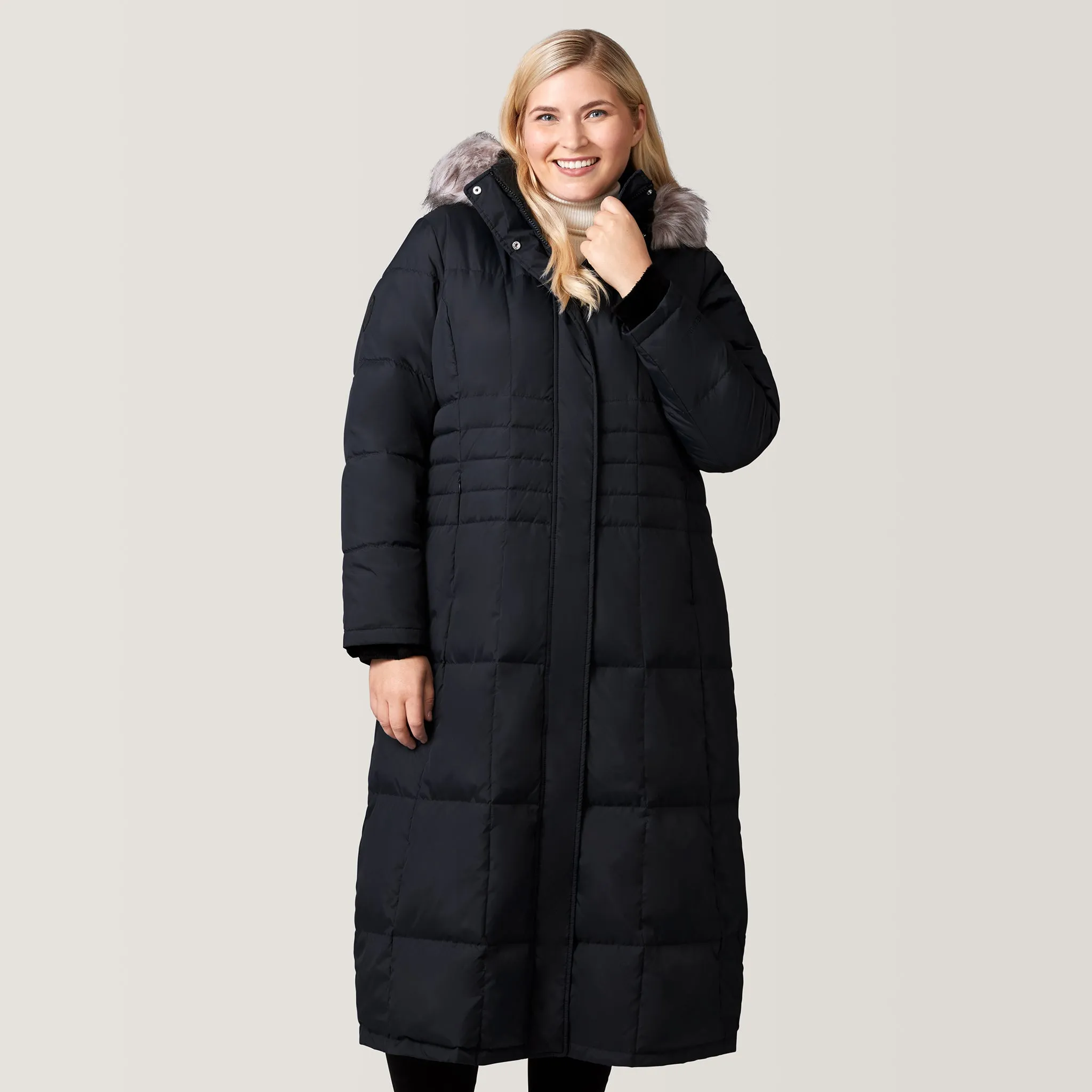 Women's Plus Size Full Length Splendor Down Jacket