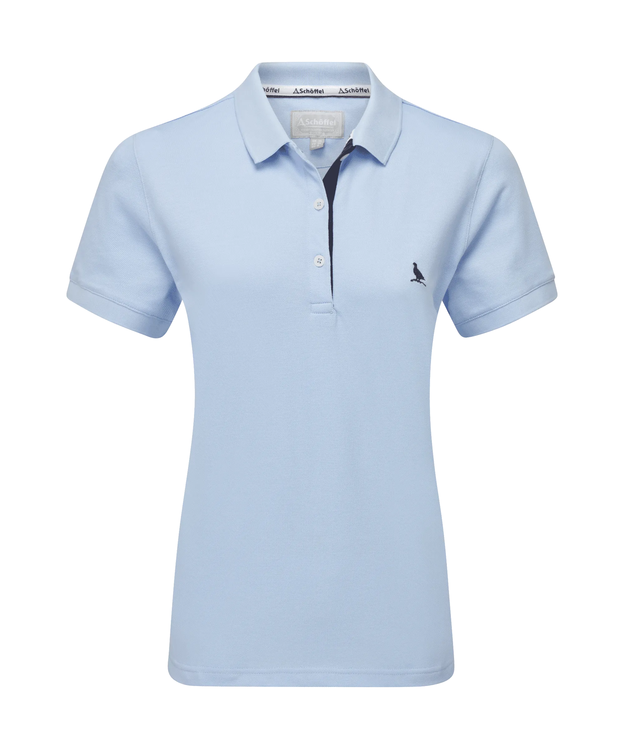 Women's St Ives Polo Shirt - Sky Blue