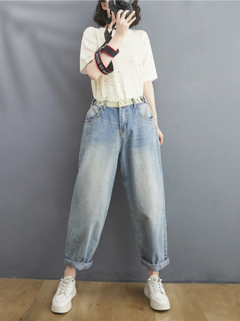 Women's Summer Casual Loose jeans Slim Fit